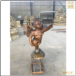 鑄銅關公 西方人物銅雕塑廠家