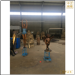 鑄銅關公 西方人物雕塑圖片 圖片