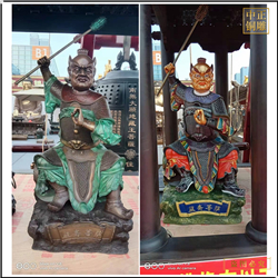 鑄造監齋菩薩銅雕塑廠家 鑄造監齋菩薩銅雕塑廠家