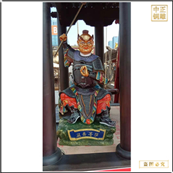 鑄銅關公 鑄造監齋菩薩廠家