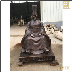 鑄銅關公 大型古代人物銅雕塑鑄造