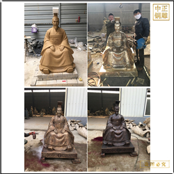 鑄銅關公 古代皇帝銅雕廠