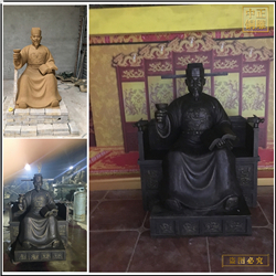 鑄銅關(guān)公 古代皇帝人物雕塑