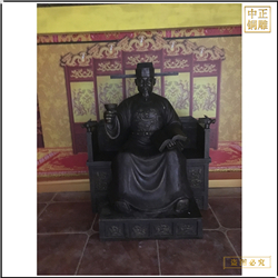 鑄銅關(guān)公 古代皇帝銅像
