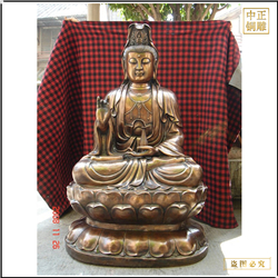 鑄銅關(guān)公 大型銅觀音菩薩雕塑廠家
