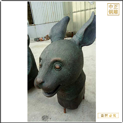 鑄銅關(guān)公 十二生肖雕塑擺件