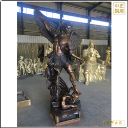 鑄銅關(guān)公 歐式西方人物雕塑