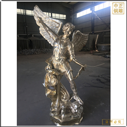 鑄銅關(guān)公 西方人物雕塑擺件