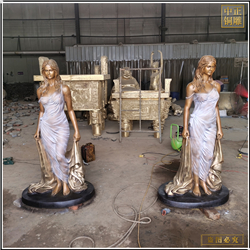 鑄銅關公 供應西方人物雕塑