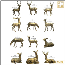 鑄銅關公 銅鹿雕塑批發銷售