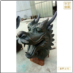 鑄銅關公 十二生肖龍擺件價格