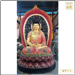 鑄銅關公 釋迦牟尼佛像