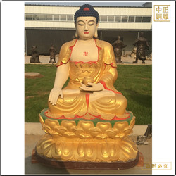 鑄銅關公 銷售彩繪釋迦牟尼佛像