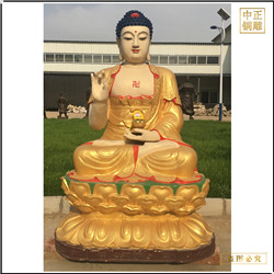 鑄銅關公 供應大型釋迦牟尼銅佛像