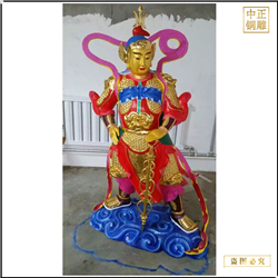 鑄銅關公 寺廟韋陀菩薩銅佛像