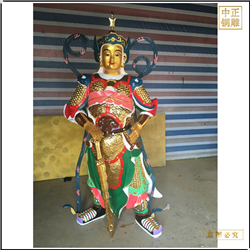 鑄銅關公 寺廟韋陀菩薩銅雕鑄造