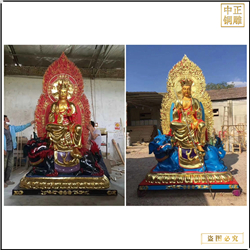鑄銅關公 地藏王銅佛像制作