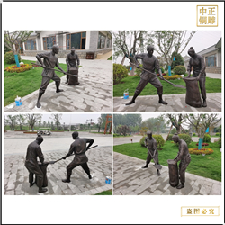 鑄銅關公 室外園區人物雕塑鑄造