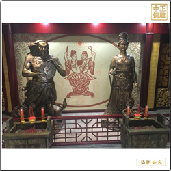 鑄銅關公 女媧伏羲神像銅雕