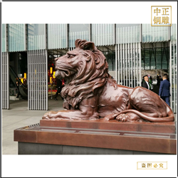 鑄銅關公 加工匯豐銅獅子銅雕