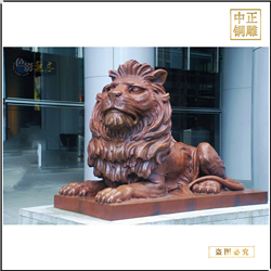 鑄銅關公 各種尺寸銅獅子