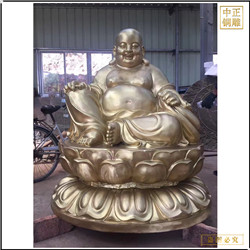 鑄銅關公 彌勒佛銅像報價