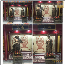 鑄銅關公 女媧伏羲神像銅雕鑄造