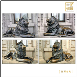 鑄銅關公 1.8米純銅獅子