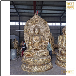 鑄銅關公 釋迦牟尼佛銅像批發(fā)