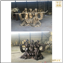 鑄銅關(guān)公 鑄造西方人物雕塑廠