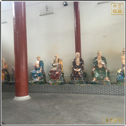 鑄銅關(guān)公 十八羅漢雕像批發(fā)定制