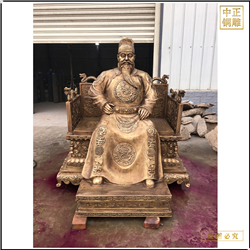 鑄銅關(guān)公 古代朱棣皇帝雕塑鑄造