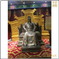 鑄銅關(guān)公 純銅朱棣雕塑鑄造價(jià)格