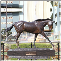 鑄銅關(guān)公 2.6米銅馬雕塑