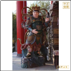 鑄銅關(guān)公 1米純銅四大天王制作廠