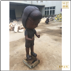 鑄銅關(guān)公 人物雕塑加工鑄造