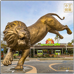 大型室外景觀銅獅子 大型室外景觀銅獅子