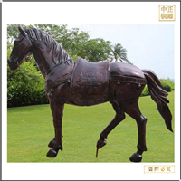 鑄銅關公 大型銅馬制作