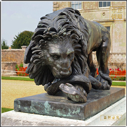 鑄銅關公 大型景觀鑄銅獅子雕塑