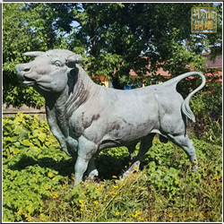 鑄銅關(guān)公 商業(yè)街銅牛擺件