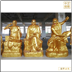 寺廟貼金十八羅漢批發廠家 寺廟貼金十八羅漢批發廠家