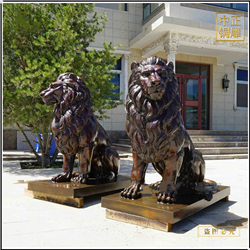 家用大型銅獅子圖片 家用大型銅獅子圖片