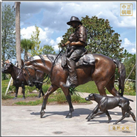 鑄銅關(guān)公 廣場銅馬雕塑