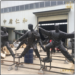 鑄銅關(guān)公 廣場(chǎng)現(xiàn)代人物銅雕擺件