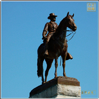 鑄銅關(guān)公 景觀銅馬雕塑