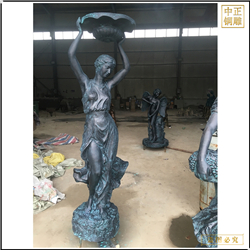鑄銅關公 西方人物雕塑鑄造廠家