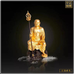 鑄銅關公 地藏王菩薩佛像