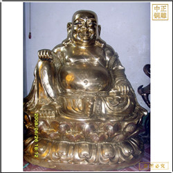 鑄銅關公 寺廟彌勒佛銅像