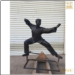 鑄銅關公 校園現代人物雕塑