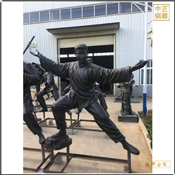 鑄銅關公 現代人物銅雕定制